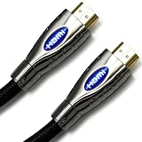 NEXUS - 1M - HAUTE VITESSE AVEC ETHERNET - HDMI 1.4 DERNIÈRE GÉNÉRATION - Blindé/tréssé - Optimisé pour tous les écrans HDTV, LCD, Plasma - Profitez des nouvelles technologies ARC - CEC - Ethernet et prend en charge jusqu
