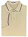 KC SPORT® Men's Golf Short Sleeve Solid Polo Shirt with Striped Collar Cuffs