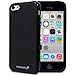 Fosmon DURA-FROST Ultra SLIM-Fit Case Flexible TPU Cover for New Apple iPhone 5C (2013) - Black