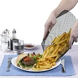 Crispamesh 14.7 Inch Square, Reusable Non-Stick Oven Crisping Mesh For Frozen/Unfrozen Food