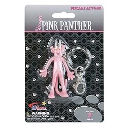 Pink Panther Bendable Keychain