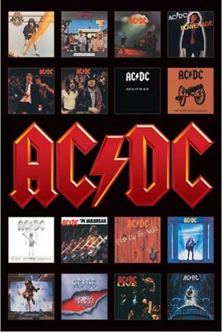 Produkt-Bild: Empire 266750 AC/DC Album Covers, Musik Poster ca. 91,5 x 61 cm