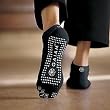 No Slip Yoga Socks Medium/Large by Gaiam - 1 Pair