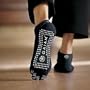 No Slip Yoga Socks Medium/Large by Gaiam - 1 Pair