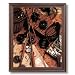Old Wooden Fly Rod Reel And Fishing Lure Cabin Lodge Picture Framed Art Print