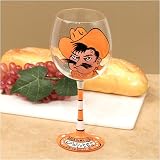 Oklahoma State Cowboys NCAA Pair of Hand Painted 16oz. Wine Glass (Set of 2)