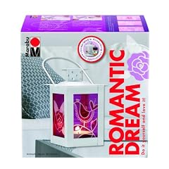 Marabu 130600088 - Glas Laternen-Set Romantic Dream