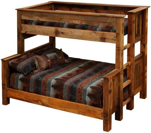 Barnwood Beds, Twin Over Queen - Barnwood Bunk Beds
