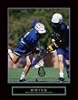 Drive - Lacrosse, Motivational Poster