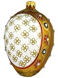 Museum Collection Fabergé Renaissance Egg Glass Ornament-Small