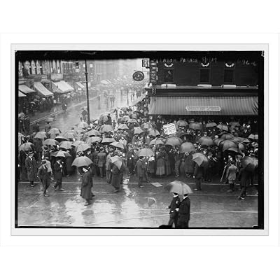 New York Rain Umbrellas People