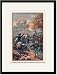 Black Framed/Matted Print 17x23, Colonels and Privates of Infantry Volunteers, 1864