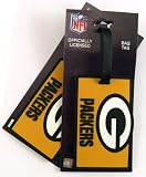 Green Bay Packers Two Pack Soft Laser Bag Tag