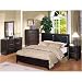 4PC Queen Leather Bedset