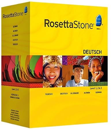 Rosetta Stone : Allemand Niveau 1, 2 & 3 avec Audio Companion