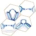 Dimples Excel Clear Swimming Goggles for Everyday Indoor Practice + Nose Clips + Ear Plug ( 2 Pack )