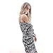 Sannysis Women Printed Half Sleeve Kimono Cardigan Coat Tops Blouse Loose Jacket