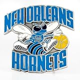 NBA NEW ORLEANS HORNETS BASKETBALL BELT BUCKLE LICENSED