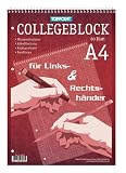 Produkt-Bild: 6x Collegeblock DIN A4 f&uuml;r Rechts & Linksh&auml;nder kariert