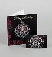 Happy Birthday Chandelier Gift Card