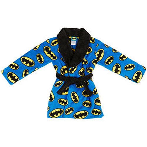 Batman Boys' Plush Robe Dc Comics Blue and Black ...