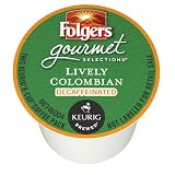 Folgers gourmet selections decaffeinated medium roast coffee k-cup packs lively colombian - 12ct (025500200422)