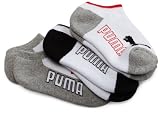 Puma  Boys 8-20 3 Pack No Show Socks