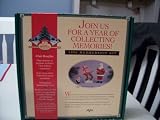 Hallmark 1996 Membership Kit with 3 Hallmark Christmas Ornaments Rudolph's Helper, Rudolph the Red Nosed Reindeer & Santa Clause
