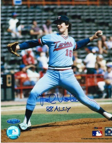 Frank Viola Minnesota Twins Autographed 8x10 Photo Inscribed 