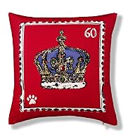 Crown Print Cushion