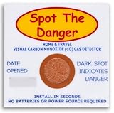 'Spot The Danger' Carbon Monoxide (CO) Detector Monitor - 2 In A Pack 