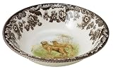 Spode Woodland Hunting Dogs Cereal Bowl 8 inch - Golden Retriever