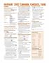 Microsoft Outlook 2007 Calendar, Contacts, Tasks Quick Reference Guide (Cheat Sheet of Instructions, Tips & Shortcuts - Laminated Card)