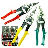 Heavy Duty 3 piece Aviation Tin Snip Set