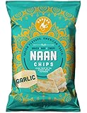 Bandar Foods Naan Garlic Chips, 5 Ounce