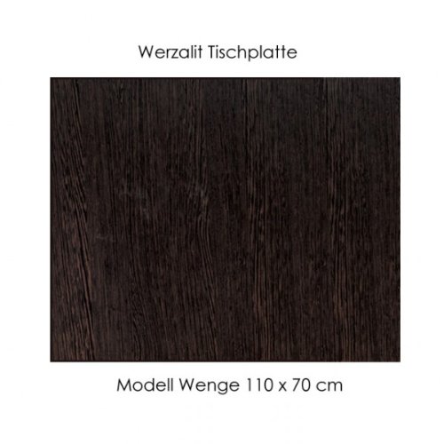 Werzalit Tischplatte WENGE 110x70cm