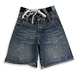 Dogwood - Boys Denim Surfer Short, Denim Blue, Navy