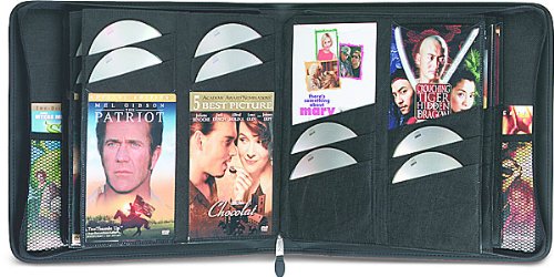 SoundKase SKD80BK 80-disc DVD organizer