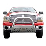 Aries 45-5001 Stainless Steel Big Horn Bar with Skid Plate by Aries Automotive