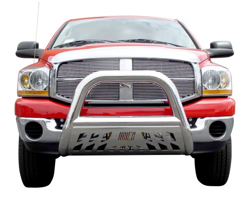 Aries 45-5001 Stainless Steel Big Horn Bar with Skid Plate