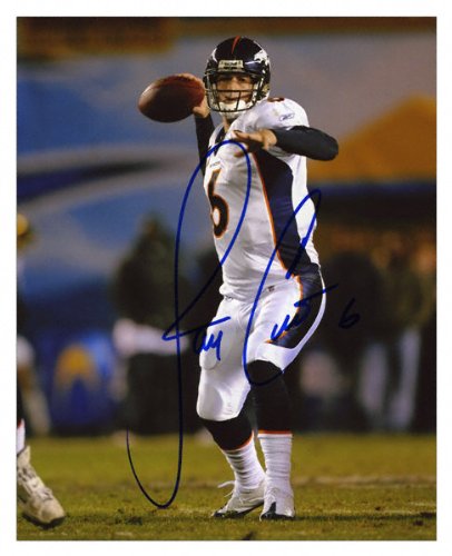 Mounted Memories Denver Broncos Jay Cutler Signed 8X10 Photo