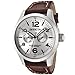 Invicta Men's 0765 II Collection Silver Dial Brown Leather Watch