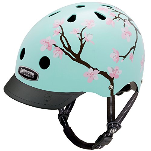 Nutcase - Street Bike Helmet, Fits Your Head, Suits Your Soul - Cherry Blossoms, Small