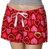 NCAA Reebok San Diego Chargers Ladies Red Candy Hearts Boxer Shorts (Medium)