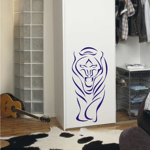 Imagen 1 de Etiqueta de la pared b002 rugido del tigre 80x37 cm