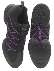 Bloch 524 Criss Cross Tanz Sneaker Lila Größe 40