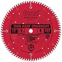 Freud LU79R010 Thin Kerf Ultimate Plywood & Melamine Saw Blade 10 inch x 80t Hi-ATB 5/8 inch arbor Perma-Shield Coated