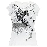 Tinkerbell - Dark Sketch Ladies T-Shirt