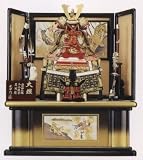 鎧飾り平飾り五月人形よろい　極上高床台「彫金龍虎」京鎧セット　sb-43