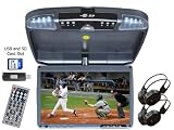9 inch Wide Screen Overhead Flip Down DVD Player. Incl. 2 Wireless Headphones. Features Built in Speakers, USB and SD Card Inputs, IR Transmission and Wireless FM Transmitter 51EUo1u1HrL. SL160 9 inch Wide Screen Overhead Flip Down DVD Player. Incl. 2 Wireless Headphones. Features Built in Speakers, USB and SD Card Inputs, IR Transmission and Wireless FM Transmitter